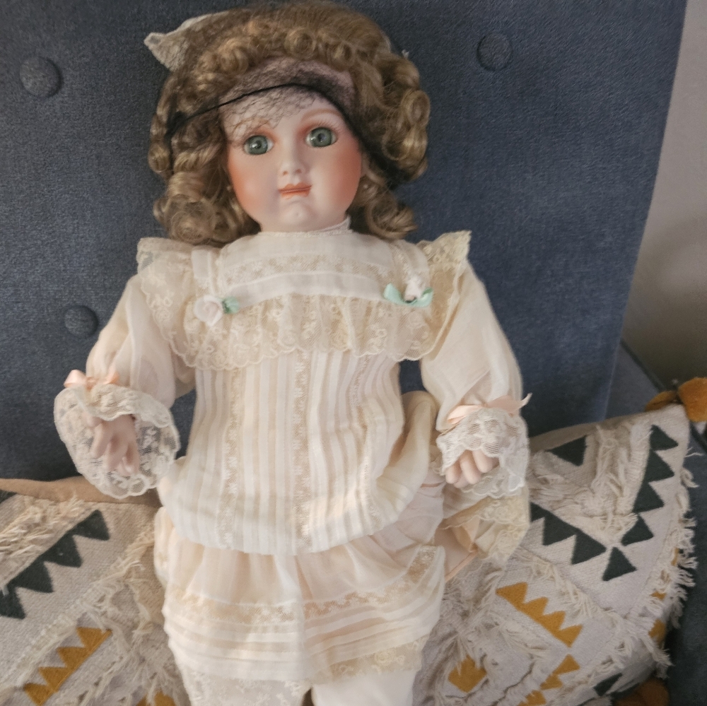 🌞🌞🌞Franklin Mint Bebe Jumeau (box, tags, letter)🌞🌞🌞